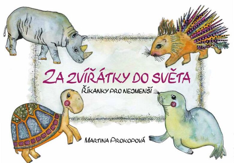 Obálka knihy Za zvířátky do světa - Říkanky pro nejmenší