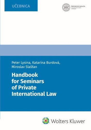 Obálka knihy Handbook for Seminars of Private International Law