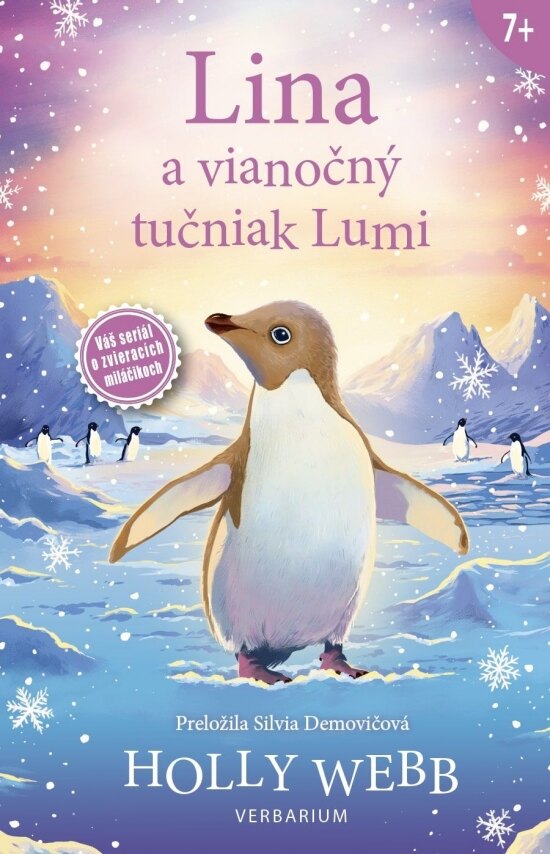 Obálka knihy Lina a vianočný tučniak Lumi