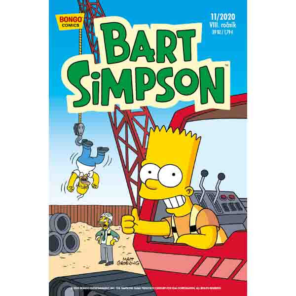 Obálka knihy Simpsonovi: Bart Simpson 11/2020