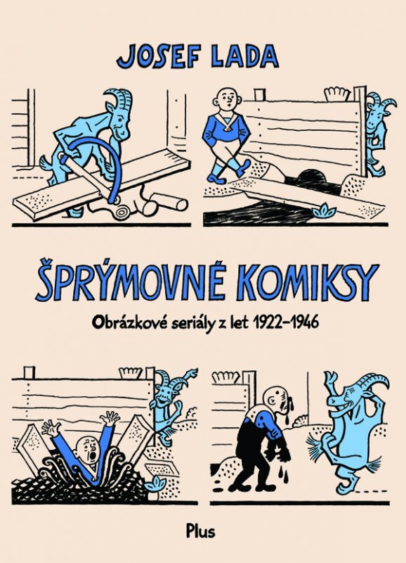 Obálka knihy Šprýmovné komiksy