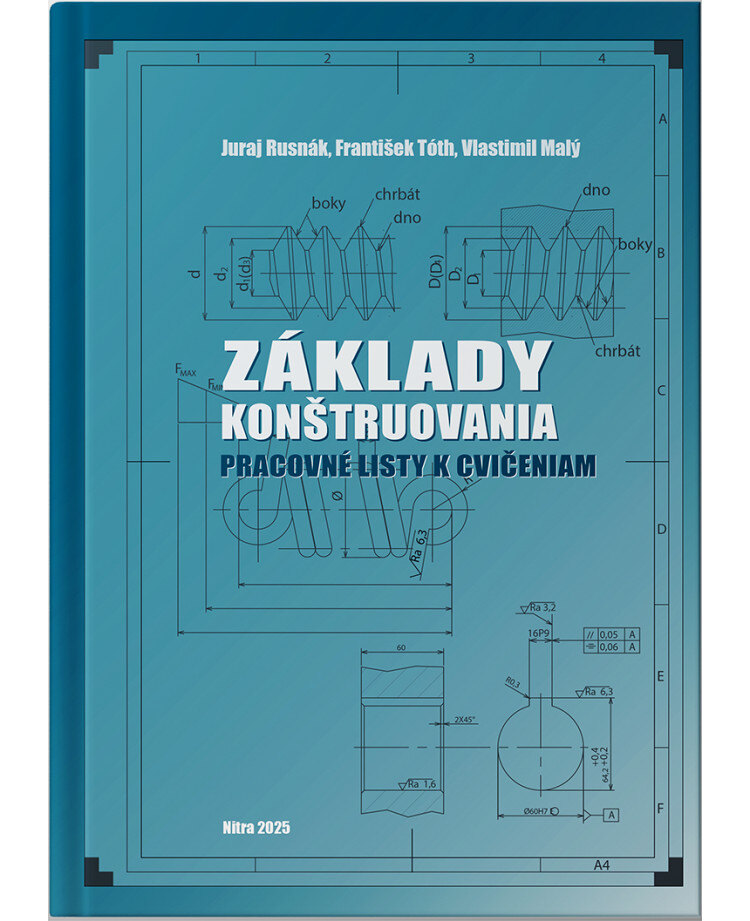 Obálka knihy Základy konštruovania - pracovné listy k cvičeniam