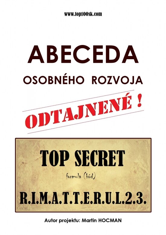 Obálka knihy Abeceda osobného rozvoja 2 - R.I.M.A.T.T.E.R.U.L.2.3.