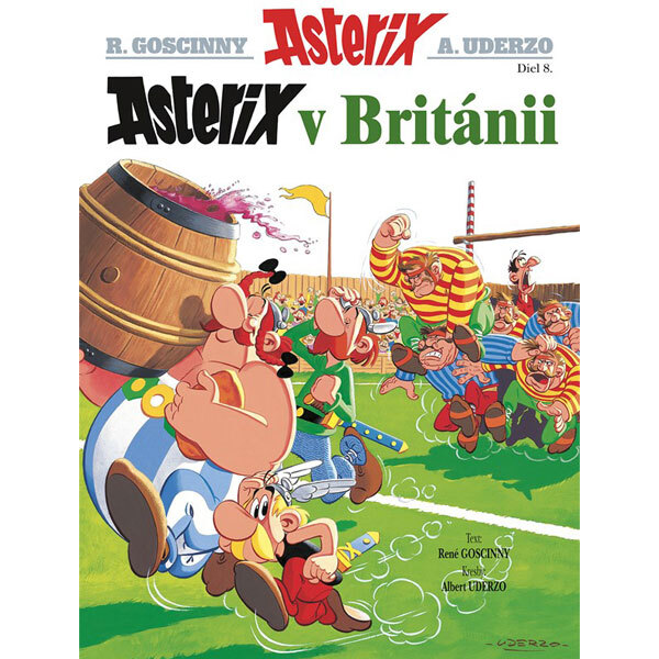Obálka knihy Asterix VIII - Asterix v Británii