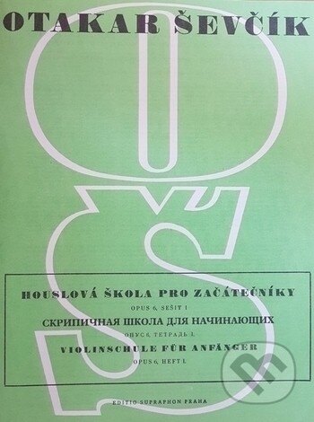 Obálka knihy Houslová škola pro začátečníky op. 6, sešit 1