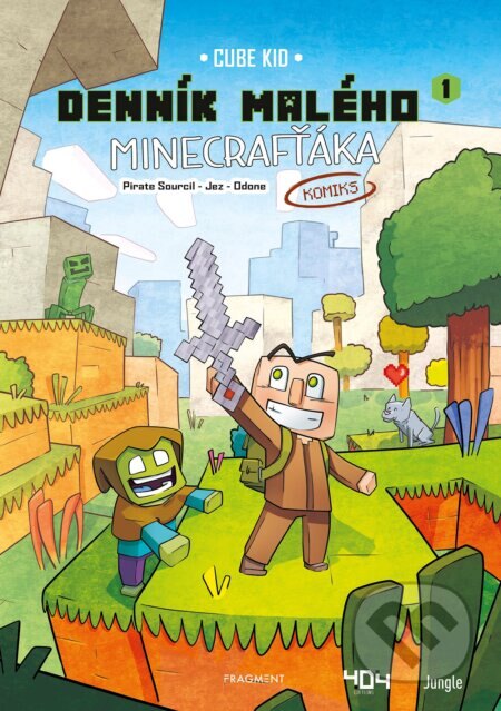 Obálka knihy Denník malého Minecrafťáka: komiks 1
