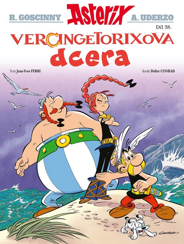 Obálka knihy Asterix 38 - Vercingetorixova dcera