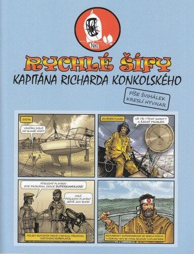 Obálka knihy Rychlé šífy kapitána Richarda Konkolského