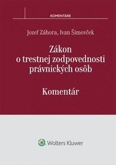 Obálka knihy Zákon o trestnej zodpovednosti právnických osôb - komentár