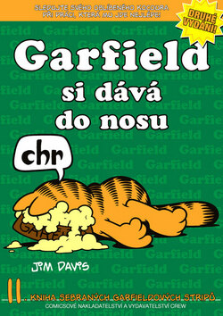 Obálka knihy Garfield si dává do nosu
