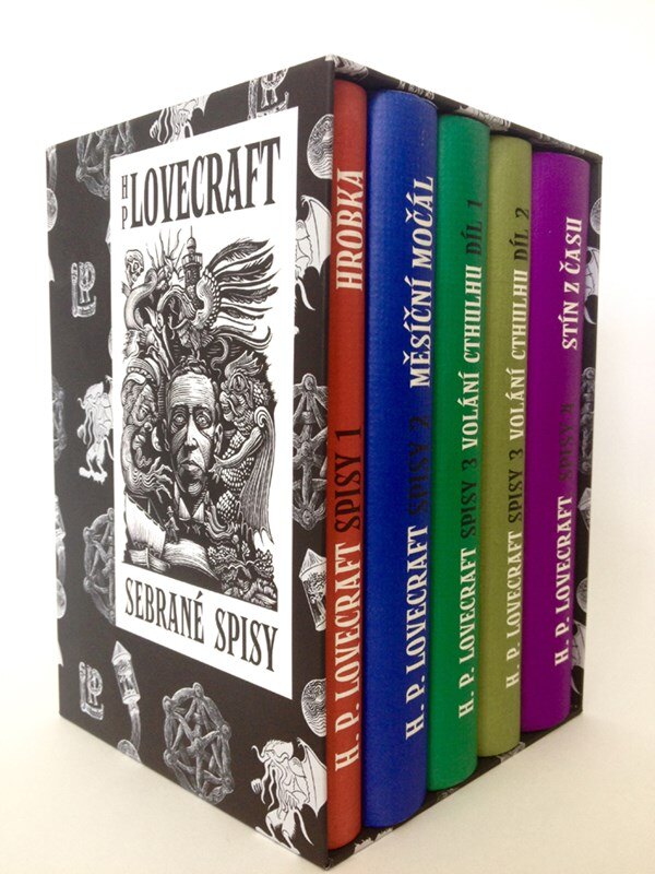 Obálka knihy Sebrané spisy H. P. Lovecrafta BOX