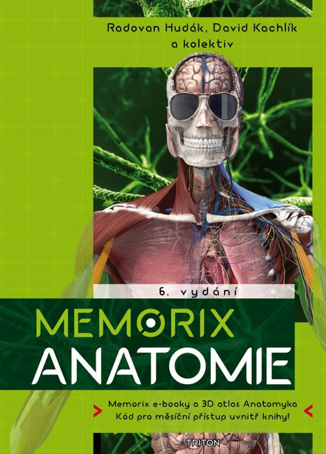 Obálka knihy Memorix anatomie (6. vydání)