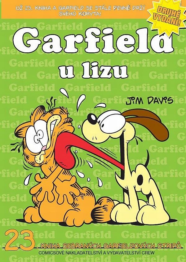 Obálka knihy Garfield u lizu (č. 23) - 2. vyd.