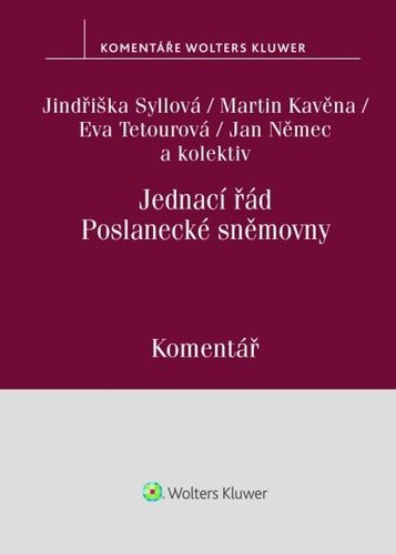 Obálka knihy Jednací řád Poslanecké sněmovny