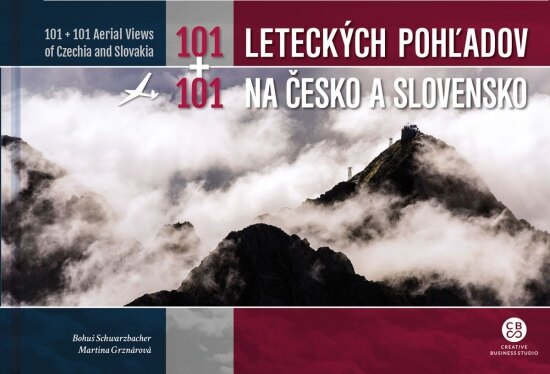 Obálka knihy 101+101 leteckých pohľadov na Česko a Slovensko
