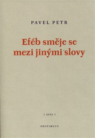 Obálka knihy Eféb směje se mezi jinými slovy