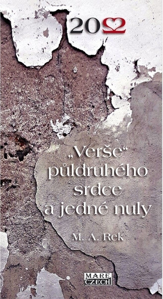 Obálka knihy Verše půldruhého srdce a jedné nuly