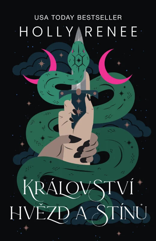 Obálka knihy Království hvězd a stínů (s oriezkou)