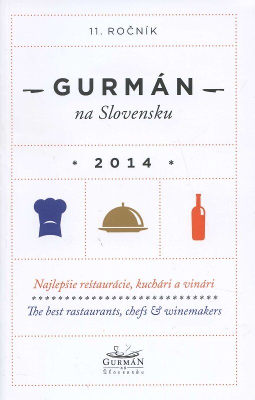 Obálka knihy Gurmán na Slovensku 2014
