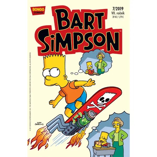 Obálka knihy Simpsonovi: Bart Simpson 07/2019