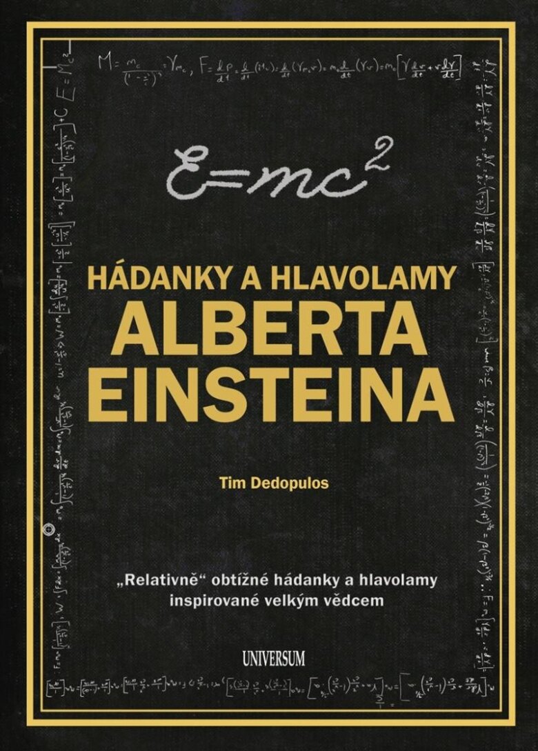 Obálka knihy Hádanky a hlavolamy Alberta Einsteina