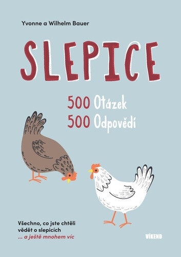 Obálka knihy Slepice 500 otázek, 500 odpovědí