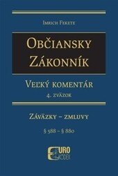 Obálka knihy Občiansky zákonník - Veľký komentár (4. zväzok)
