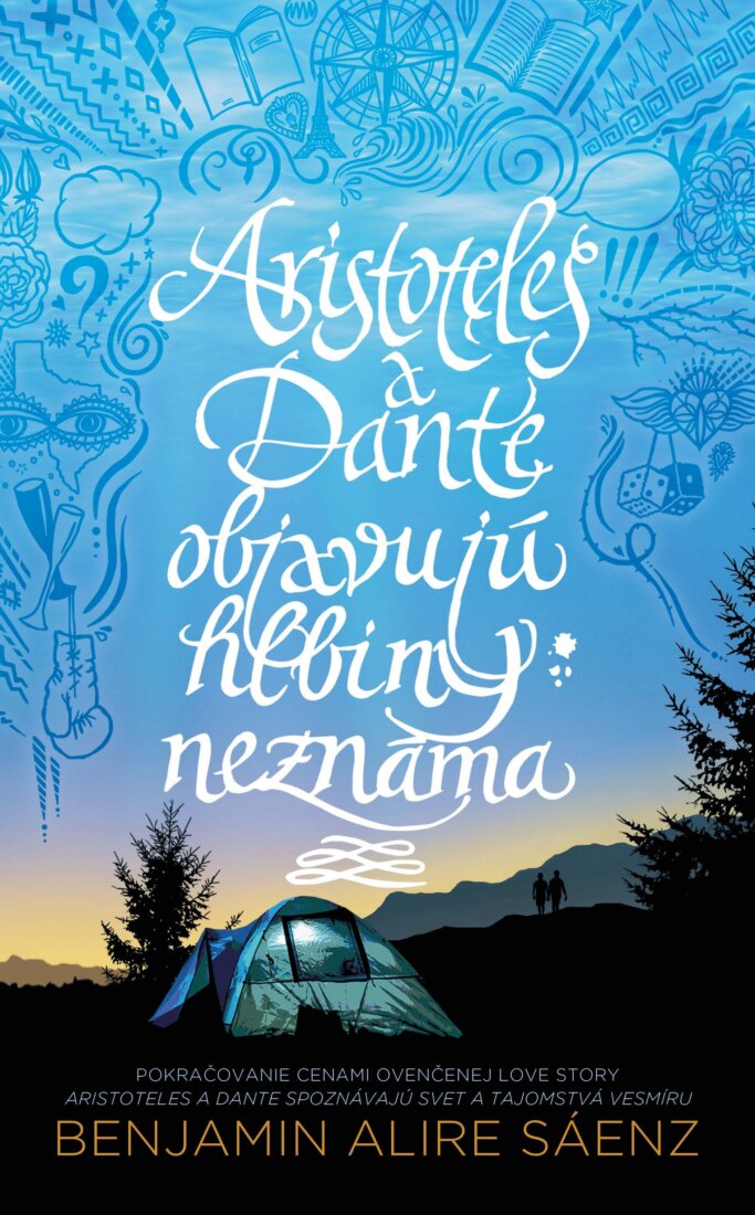 Obálka knihy Aristoteles a Dante objavujú hlbiny neznáma (Aristoteles a Dante spoznávajú svet a tajomstvá vesmíru 2)