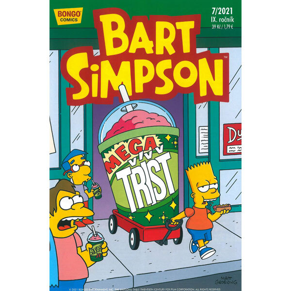 Obálka knihy Simpsonovi: Bart Simpson 07/2021