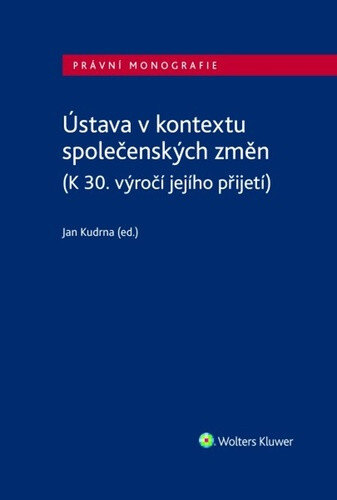 Obálka knihy Ústava v kontextu společenských změn