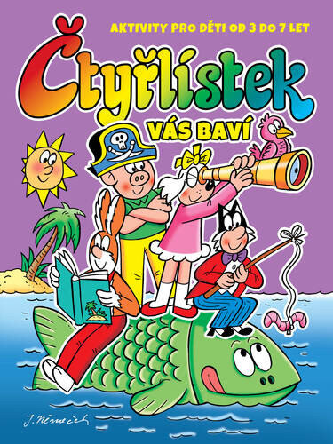 Obálka knihy Čtyřlístek vás baví