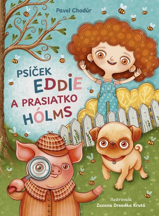 Obálka knihy Psíček Eddie a prasiatko Hólms