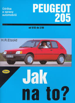 Obálka knihy Peugeot 205 od 9/83 do 2/99