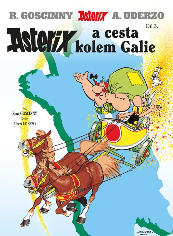Obálka knihy Asterix 5 - Asterix a cesta kolem Galie
