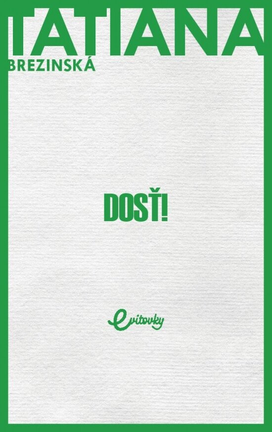 Obálka knihy Dosť!
