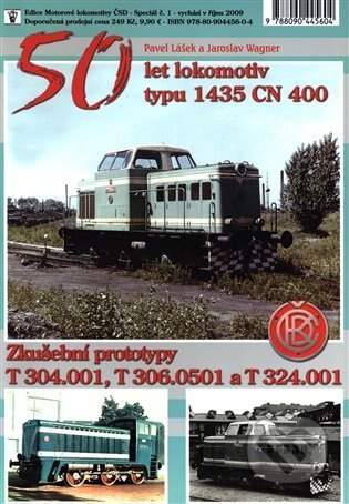 Obálka knihy 50 let lokomotiv typu 1435 CN 400