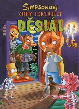 Obálka knihy Simpsonovi Zuby jektající děsiál