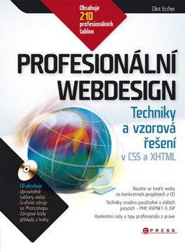 Obálka knihy Profesionální webdesign (1. akosť)