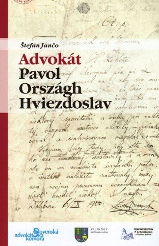 Obálka knihy Advokát Pavol Országh Hviezdoslav