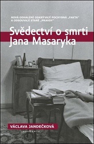 Obálka knihy Svědectví o smrti Jana Masaryka
