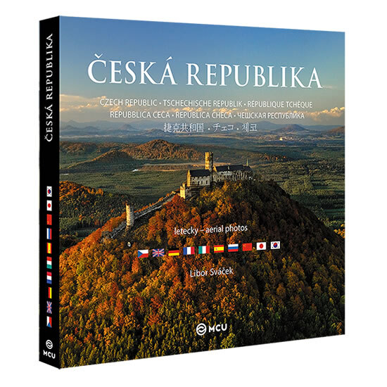 Obálka knihy Česká republika letecky - velká / vícejazyčná