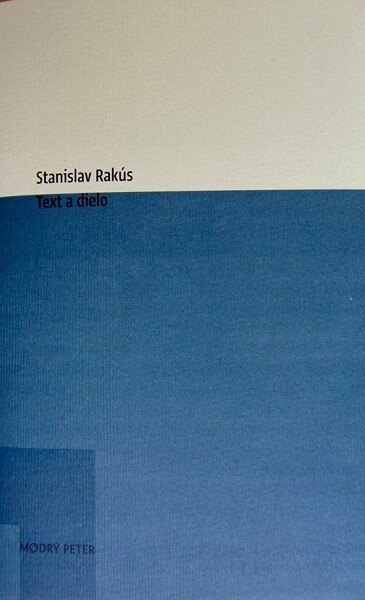 Obálka knihy Text a dielo