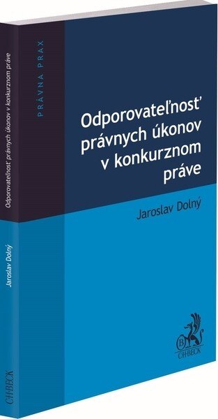 Obálka knihy Odporovateľnosť právnych úkonov v konkurznom práve