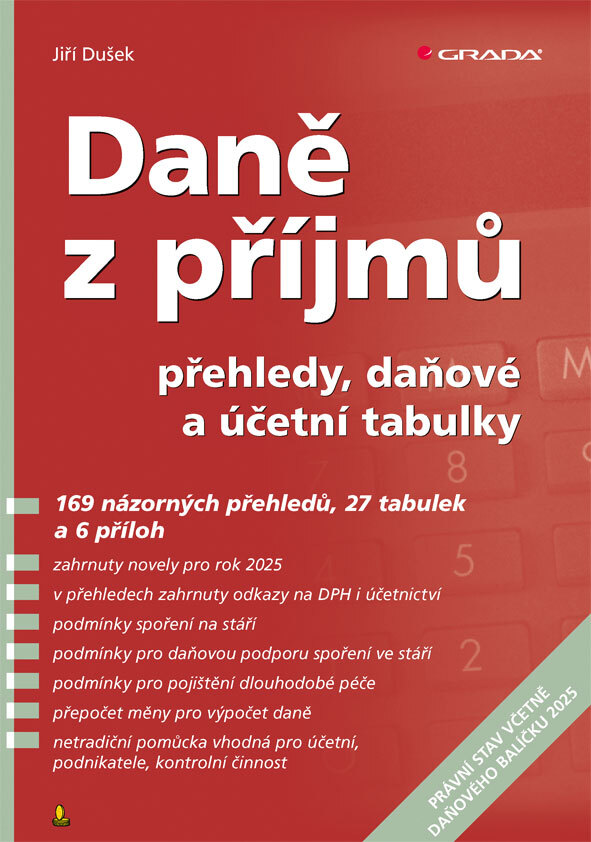 Obálka knihy Daně z příjmů (2025)