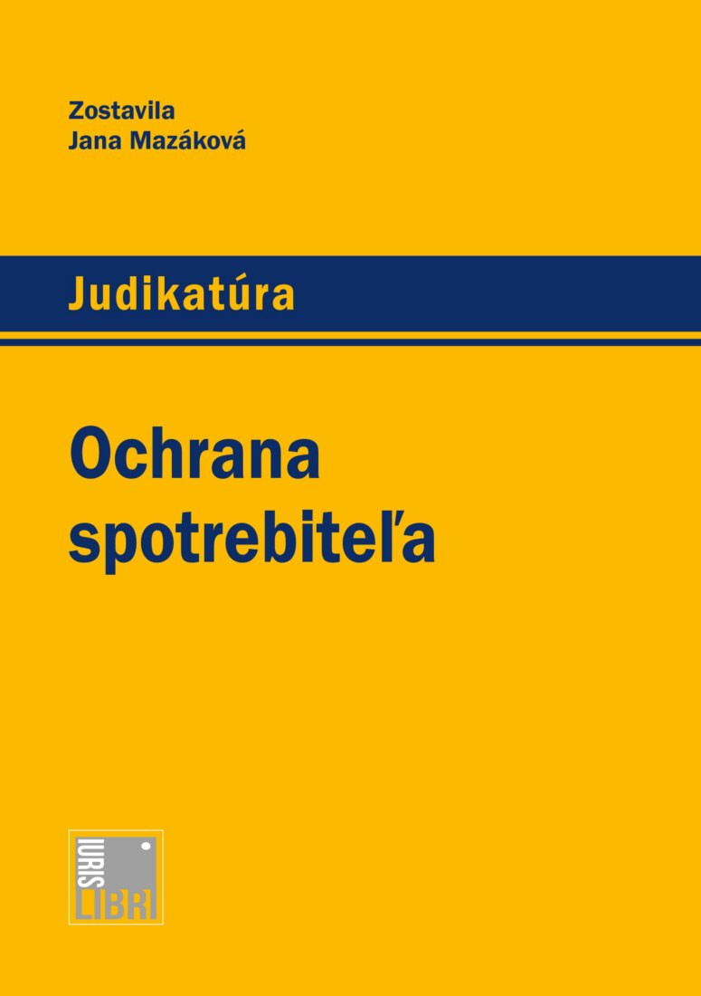 Obálka knihy Ochrana spotrebiteľa