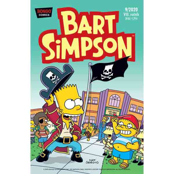 Obálka knihy Simpsonovi: Bart Simpson 09/2020