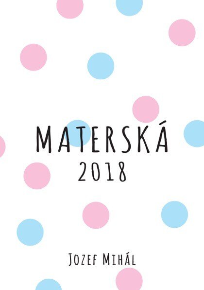 Obálka knihy Materská 2018