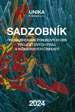 Obálka knihy Sadzobník pre navrhovanie ponukových cien projektových prác a inžinierskych činností 2024