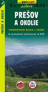 Obálka knihy Prešov a okolie 1:50 000
