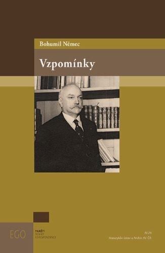Obálka knihy Bohumil Němec. Vzpomínky